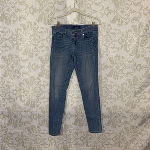 WHBM Skinny Leg Ankle Zipper Jeans Size 2